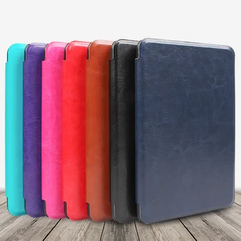 PU Læder Magnetic Smart Sag Slim Cover Shell Med Hånd Holder Til Kindle Paperwhite 4 10 Generation 2018 Håndholdte sag