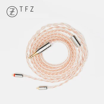 TFZ 3,5 mm/4.4 mm Til 2 pin-0.78 mm Hovedtelefoner Opgradere Kabel-Sølv Forgyldt Enkelt Krystal Kobber Sølv Folie Balanceret Kabel