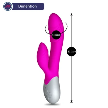 Nye G-Spot Vibrator sex legetøj for kvindens klitoris dildo vibrator brystvorten legetøj USB-Magnetiske Rabbit vibrator sex produkter legetøj