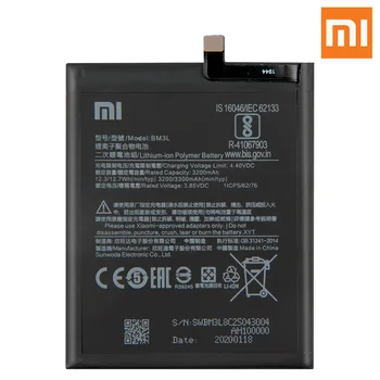 Xiao Mi Oprindelige Udskiftning Mobiltelefon Batteri BM3L For Xiaomi 9 MI9 M9 MI 9 BM3L Autentisk Genopladeligt Batteri 3300mAh