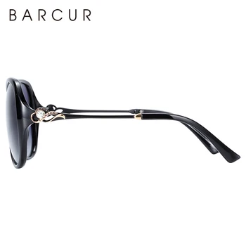 BARCUR Fotokromisk Solbriller Kvinder Polariseret Runde solbriller Dame Briller UV400