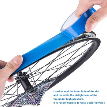 10m Dæk Pad Cykel Ring Foring Med Vakuum slange Seal Tape Længde Tilbehør til Mtb Cykel Road Cykel 21/25/27/31/35mm