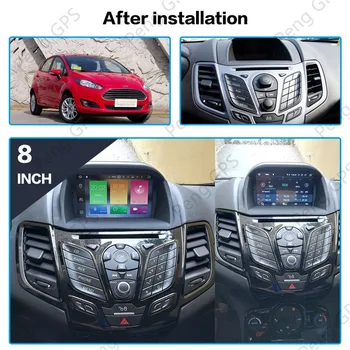 Android10.0 4G+64GB bil DVD-afspiller GPS mms-Radio For Ford Fiesta 2013-2016 GPS-Navigation, Audio-Video-Afspiller, Indbygget DSP