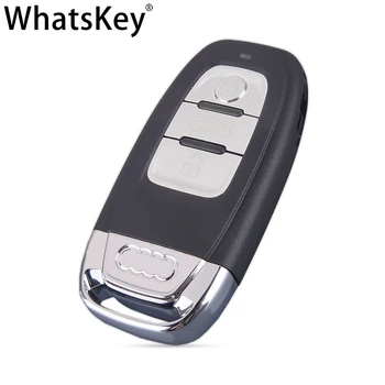 WhatsKey Høj Kvalitet, 3-Knappen Smart-Tasten Shell Cover Til Audi Quattro A3 A4 A5 A6 A8 S3 S4 S5 Q5 Q7 Fjernstyret Bil Vigtig Sag