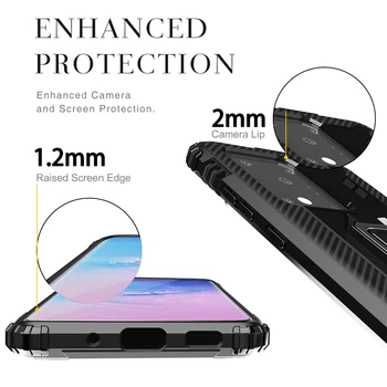 Stødsikkert etui Til Samsung Galaxy S20 FE S10 Plus S10E Ultra Magnet Silikone Cover TPU Tilfældet For Samsung Note 20 10 Plus Ultra