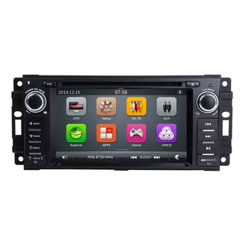 2 Din Bil DVD Multimedie-Afspiller Til Jeep Grand Cherokee Chrysler 300C Dodge Ram Kompas Patriot Sebring GPS Navigation AutoRadio