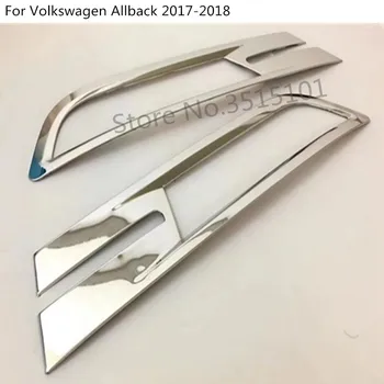 Bil Hoved Foran Tåge Lys Lampe Ramme Dække Trim Panel For VW-Volkswagen Passat-B8 Sedan Variant Alltrack 2016 2017 2018 2019
