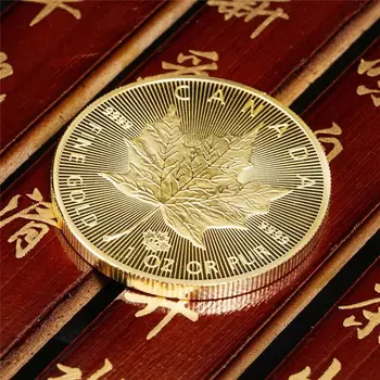 Canada Gold Maple Leaf Udfordring Mønter Commonwealth Dronning Mønt Samt Indsamle Gave Token Drop shipping Souvenir-Kunst