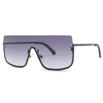 2019 Nye Mænd Overdimensionerede Solbriller Stor Ramme Legering Et Stykke Sexet Cool solbriller Til Kvinder UV400