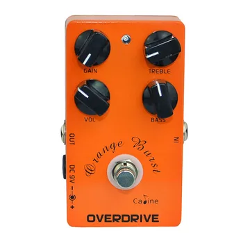 Caline CP-18 Orange Overdrive Pre AMP Elektrisk Guitar-effekt-Pedal med Gratis Stik
