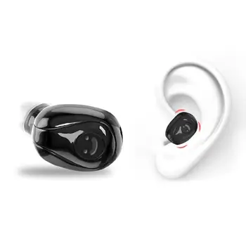 Mini 5.0 Bluetooth-Hovedtelefoner Trådløst i Øret Sport Øretelefoner Med Mikrofon til Håndfri Stereo Lyd Hovedtelefoner til iPhone Til Xiaomi