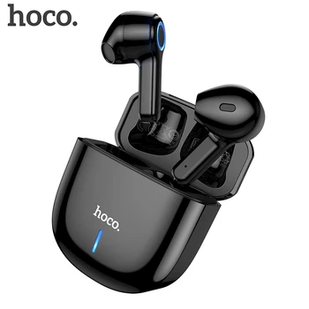 HOCO TWS Trådløse Bluetooth Hovedtelefoner 5.0 Intelligent Touch Control Trådløse TWS Øretelefoner 3D Sport Stereo Headset til iphone 12
