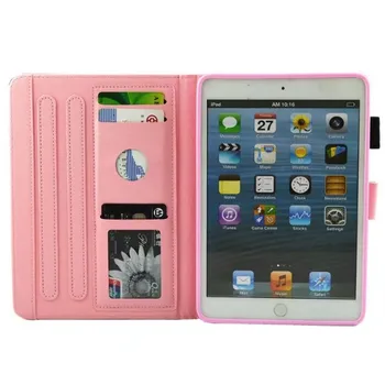 Tablet etui til iPad Mini 1 2 3 4 Kid Unicorn PU Læder Flip Magnetisk Lukning Stå Tilfælde Cover til iPad Mini2 mini3 dække