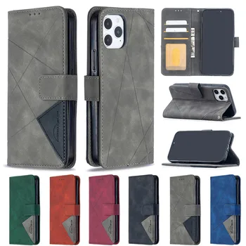 Splice Flip Phone Cases Til iphone 12 Mini-11 Pro XR XS Max X 8 7 6 6S Plus SE 2020 Tilfælde Dække Wallet Læder med Kort Slot