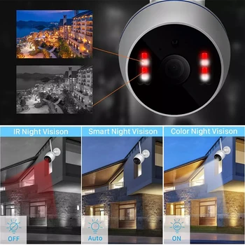 SNOSECURE Tuya Smart liv IP-Kamera Wifi Udendørs Vandtæt Wireless 1080P Night Vision Overvågning Cam CCTV Onvif-Kompatibel