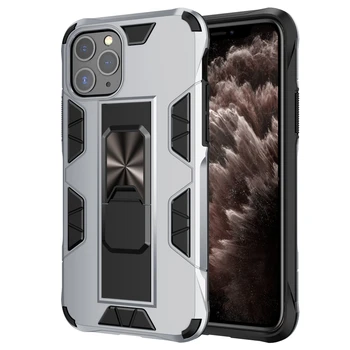 Magnetic Absorption Hard PC+ TPU Case for Iphone XR X XS Max 12 mini 11 Pro 8 7 6 6S Plus Heavy Duty Protection Durable Cover