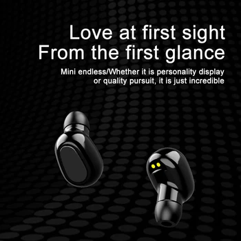 TWS Bluetooth-5.0 Trådløse hovedtelefoner Touch Control In-ear Sports Hovedtelefon med Opladning Max Farverige mini ørepuder for Video-Spil