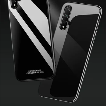 Blank Hærdet Glas Sagen For Huawei Nova 5T Telefonen Tilfælde af Hårdt Glas Tilbage Dække For Huawei Nova 5 T stødsikkert