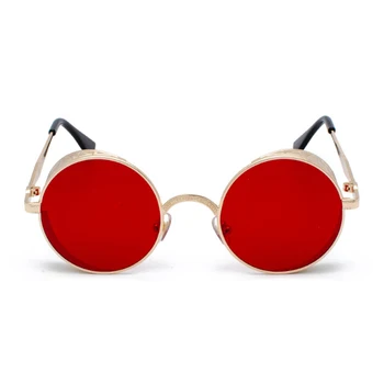 ROYAL PIGE Steampunk Gotiske Runde Solbriller Mænd Belægning Spejlet Retro Vintage solbriller Kvinder Oculos Gafas Brillerne ss416