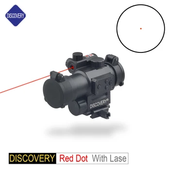 Discovery 1X30 Red Dot Sight med Laser Vandtæt for PCP 4 Typer