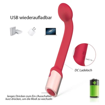 Zerosky G-Spot Vibrator Vagina Stimulator Klitoris Massager 10 Frekvens Vibration USB-Opladning Sex Legetøj Til Kvinder