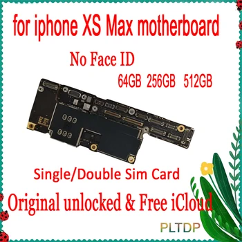 Med/Uden ansigt-ID Til iPhone XS Antal Bundkort enkelt/dobbelt kort, Oprindelige Ulåst iPhone XS ANTAL Logic board