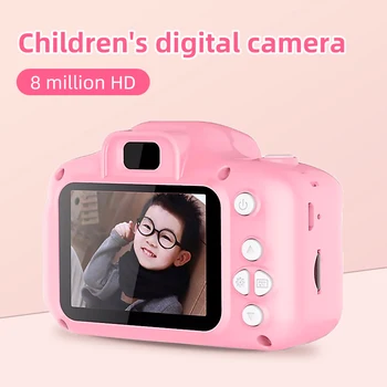 2,0 Tommer Børn Børn Kamera Mini Pædagogisk Legetøj Til Børn, Baby Gaver, Fødselsdagsgave Digital Kamera Projektion Video Kamera