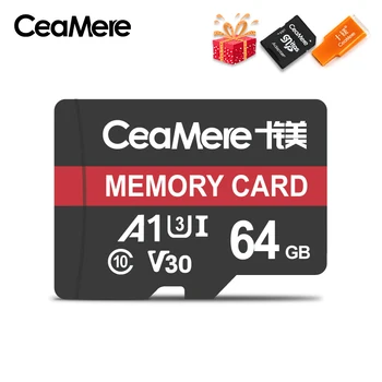 CeaMere Micro SD-Kort Class10 UHS-1 8GB Class 6 16GB/32GB U1 64GB/128GB/256GB U3 Hukommelseskort, Flash-Hukommelse, Microsd til Smartphone