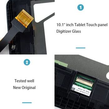 Original 10.1 inchLCD Displayet Til Samsung Galaxy Tab 4 SM-T530 T535 LCD-Skærm Touch screen Digitizer Assembly med Ramme