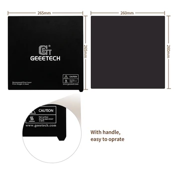 Gummi magnetisk plade og øvre og nedre samling (herunder emballage) for geeetech A10 a10M A20 A20M A30M
