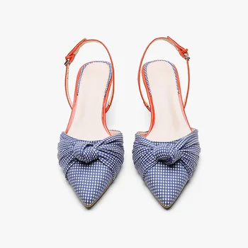 Nye Foråret og Sommeren 2020 Europæiske og Amerikanske Mode Sandaler til Kvinder Collage med Spidse Hæle og Høje Hæle