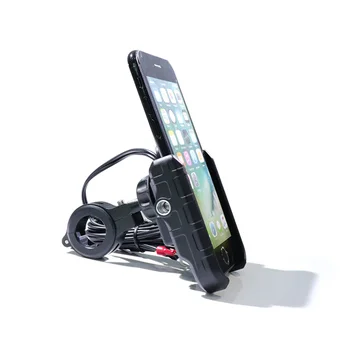 Motorcykel Cykel Mobiltelefon Holder Stand QC3.0 Hurtig Oplader til Samsung Telefon 2.5 EN USB-Oplader for iPhone-Serien Telefonen Stå