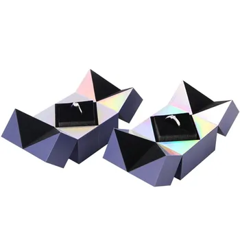 2020 Smykker Arrangør Opbevaring gaveæske reative Magic Cube smykkeskrin Halskæde, Øreringe og Ring Box Jewellry Emballage, Container