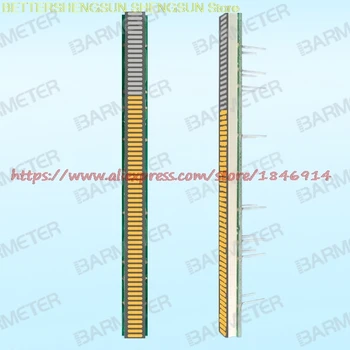BL64-1005M 64 afsnit 100mm gul LED bargraph skærm
