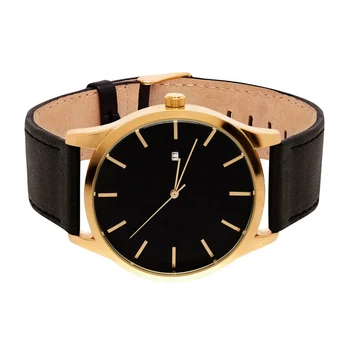 Nyt design læder Quartz armbåndsur vandtæt business-Se top kvalitet kvinder mænd berømte ur luksus