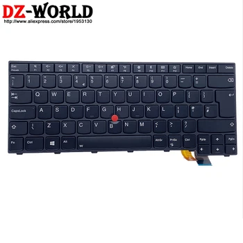 Nye Originale engelsksprogede Baggrundsbelyst Tastatur til Lenovo Thinkpad T460P T470P Laptop Baggrundslys Teclado 01EP456 01EP497 SN20L82406