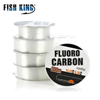 FluoroCarbon fiskesnøre 300 M Wire Stød Leder, 30-45LB/13.5-20.3 kg Carbon Fiber Belægning fluefiskeri Snor Japan