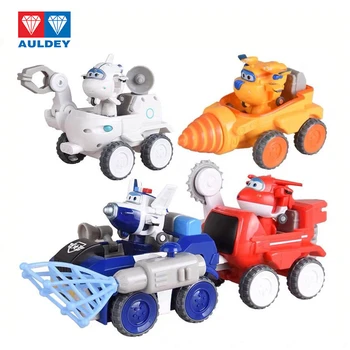 AULDEY Super Vinger stort rum eventyr engineering køretøj toy sæt med mini robot bevægelige dukke legetøj til børn gaver