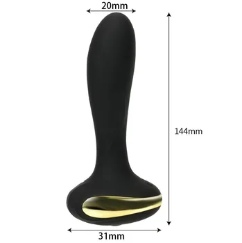 OLO 10-Mode Butt Plug Anal Vibrato Sex legetøj til Mænd, Prostata Massager Voksen Legetøj af Silikone, r Anal Plug