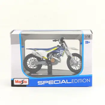 Maisto/1:18-Skalaen/Diecast model motorcykel toy/KTM Husqvarna FC 450 Super Model/Fine Gave eller Legetøj/Colllection/Børn