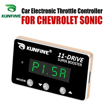 KUNFINE Bil Elektronisk Gasspjæld Controller Racing Accelerator Potent Booster For CHEVROLET SONIC Tuning Dele Tilbehør