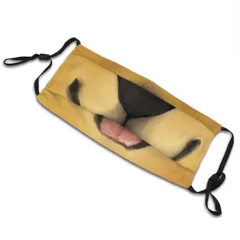 Golden Retriever Hund Ikke-Disponible Ansigtsmaske Sjove Pet Støvtæt Beskyttelse Cover Unisex Voksen Respirator Dæmpe