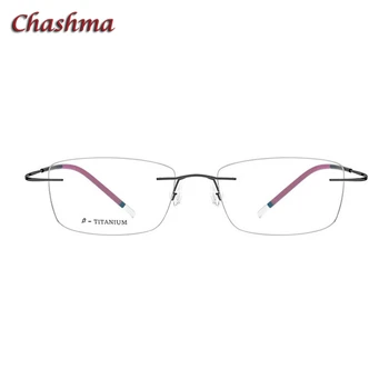 Chashma Recept Briller Lys Nærsynethed Uindfattede Briller Optiske Briller Ramme Mænd Brillerne Fleksibel Ramme Kvinder