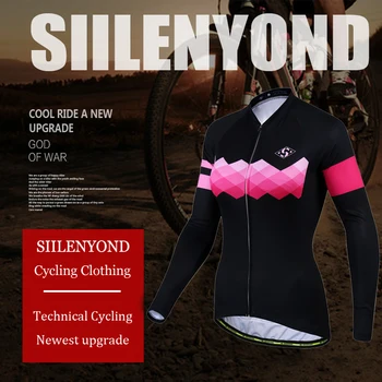 Siilenyond 2019 Kvinder Åndbar Cykling Tøj Efteråret MTB Cykel Cykling trøjer MTB Cykel Sportswears Ropa Ciclismo