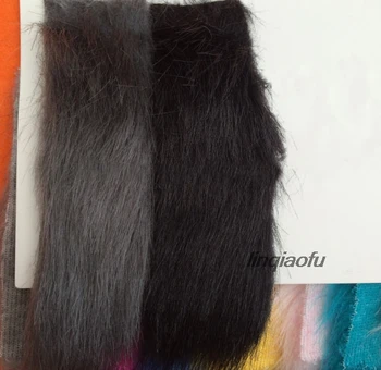 Satin fox fur plys stof Kunstige plys-stof