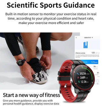 Nye R18 Smart Ur Sport Fitness Tracker Bluetooth Smartwatch Mænd Kvinder pulsmåler Til Android, IOS Telefon