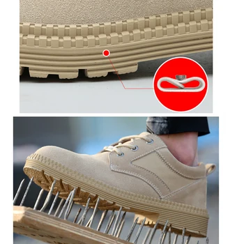 Mænds arbejde, sko, støvler udendørs stål af høj-tåede sko anti-punktering anti-skid anti-smash sikkerhedssko