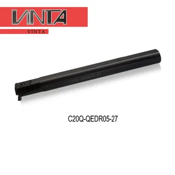 Gratis forsendelse CNC drejebænk indvendig sporstikning og drejning indehaveren C20Q-QEDR05-27/C25R-QEDR07-33/C32S-QEDR09-42 kedeligt indehaveren bar