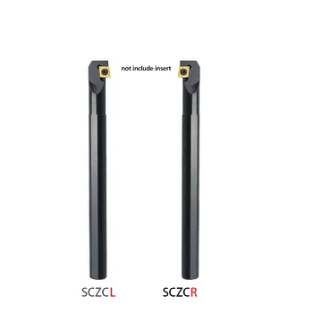 1pc S20R-SCZCR09 S25S-SCZCR09 Indvendig drejning af indehaveren CNC Drejebænk, Fræser Af SCZCR SCZCL værktøjslinjen for CCMT Hårdmetal Sæt