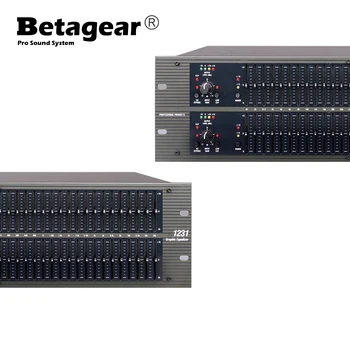 Betagear EQ1231 dual grafisk equalizer lyd profissional procesador lyd ecualizador de lyd ecualizador grafico 31 band
